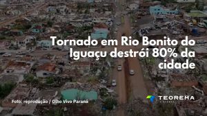Você precisa ver o que o tornado fez com Rio Bonito do Iguaçu.