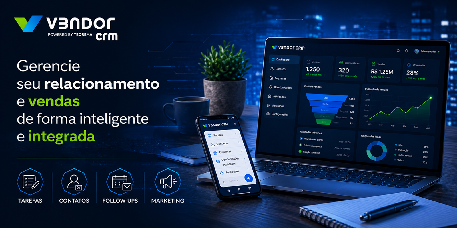 Plataforma V3ndor CRM
